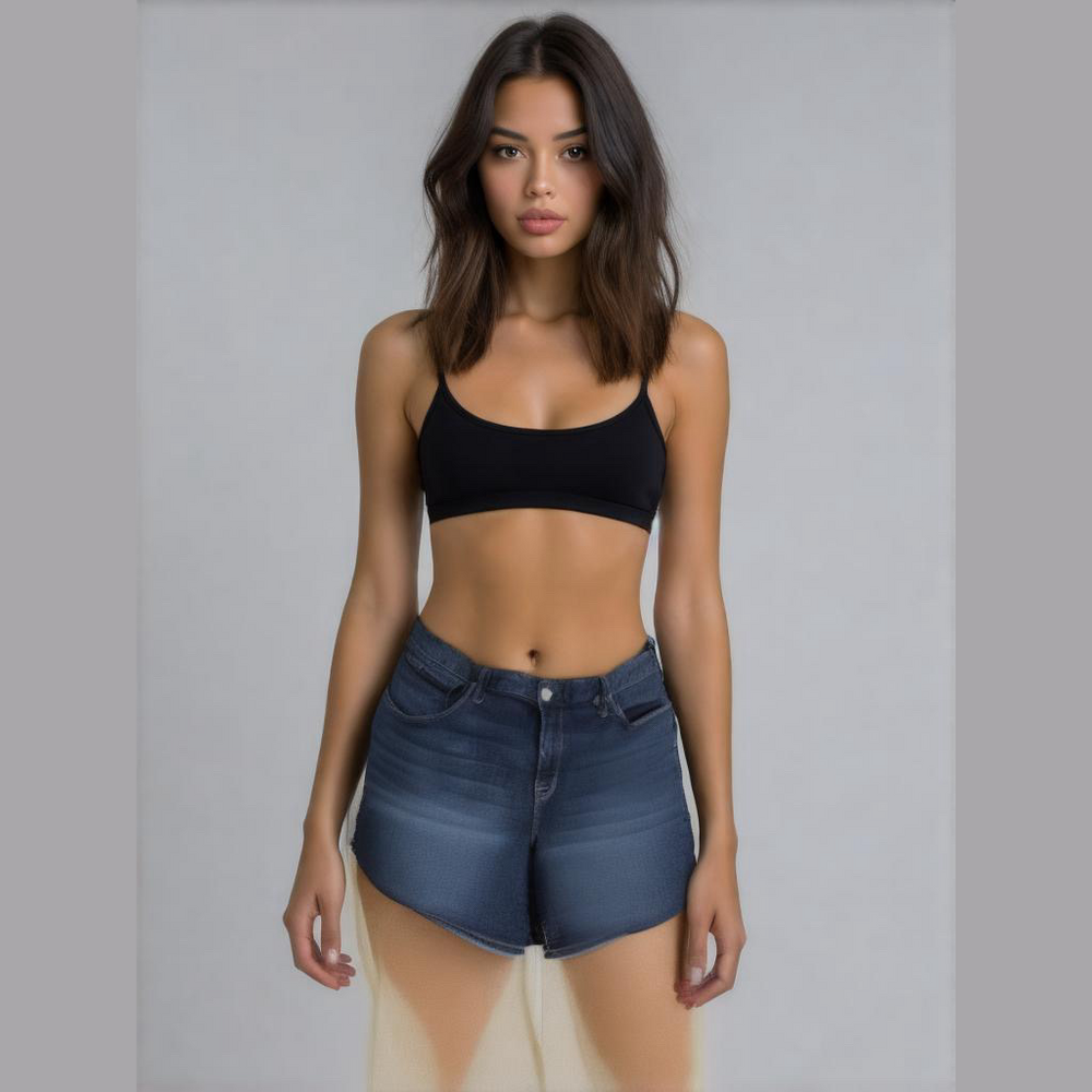 Seven7 Jean Shorts Size 16 Womens Weekend Short Mid Rise Medium Wash Denim Blue